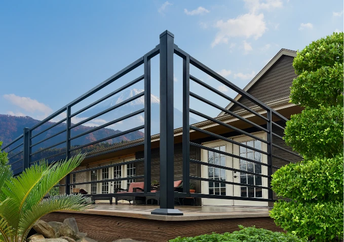 Fe26 Axis Horizontal Steel Railing