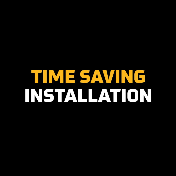 Time saving installation