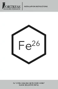 Pure View Fe26 Glass Baluster Installation Instructions 